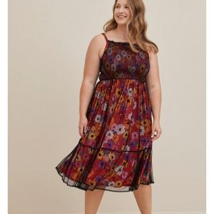 *SOLD on eBay* TORRID Midi Smocked Dress!!😲🤯😲